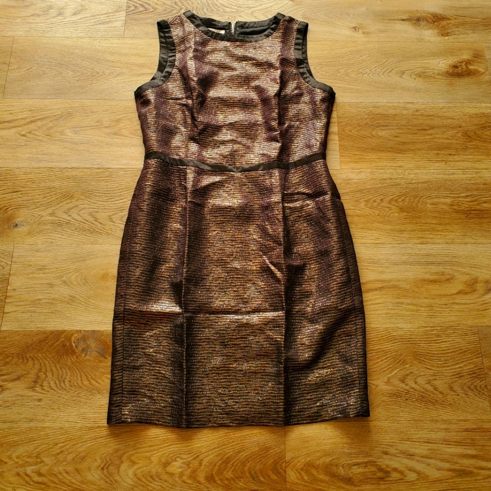 NWOT Evan Picone Metallic Shimmer Dress Size 14